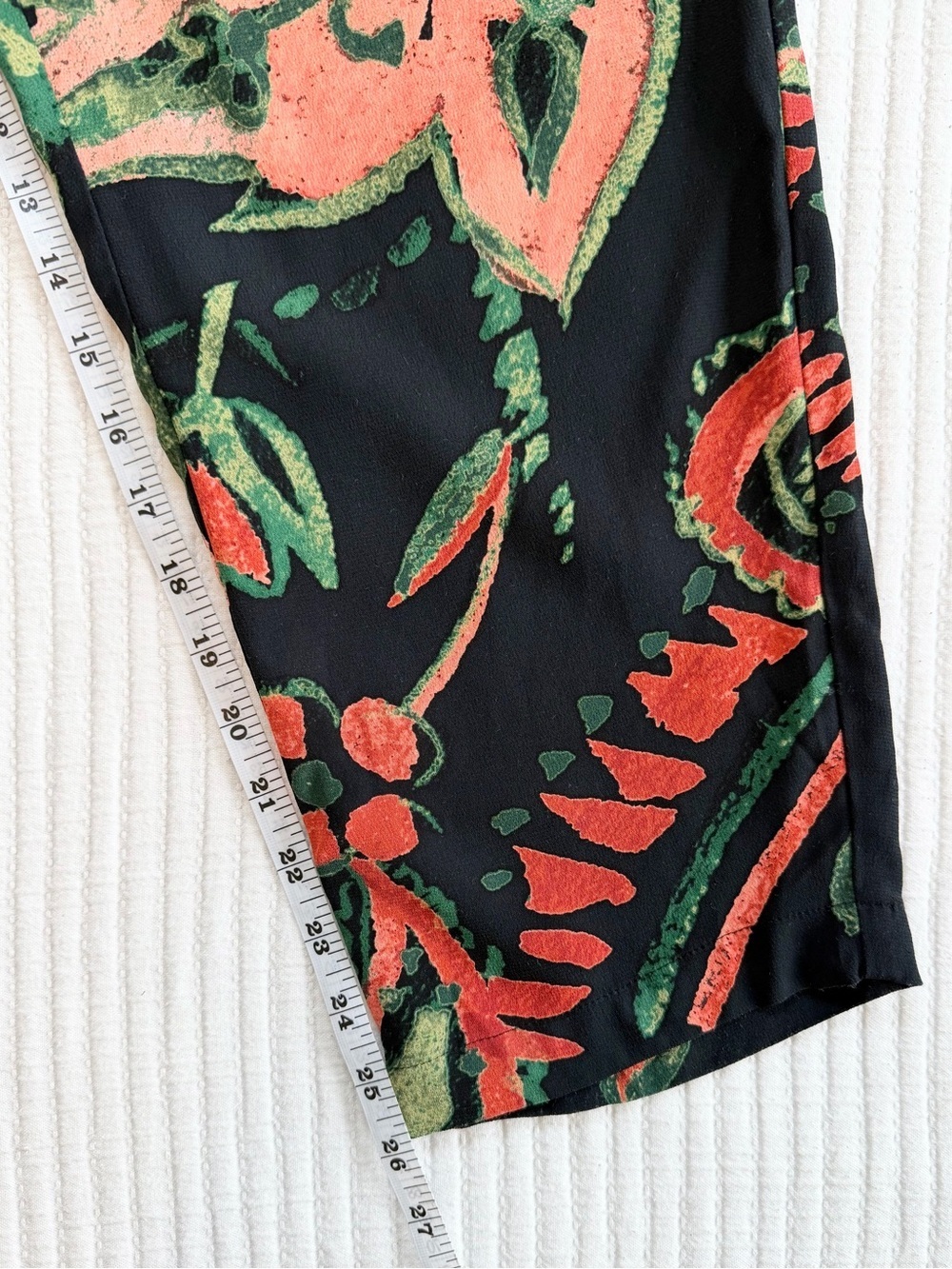 Something Navy Tropical Floral V-Neck Jumpsuit - Picture 8 of 10